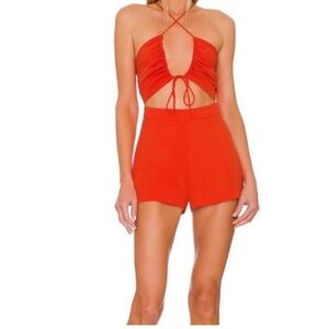 Super Down Alessia Ruched Toe Romper